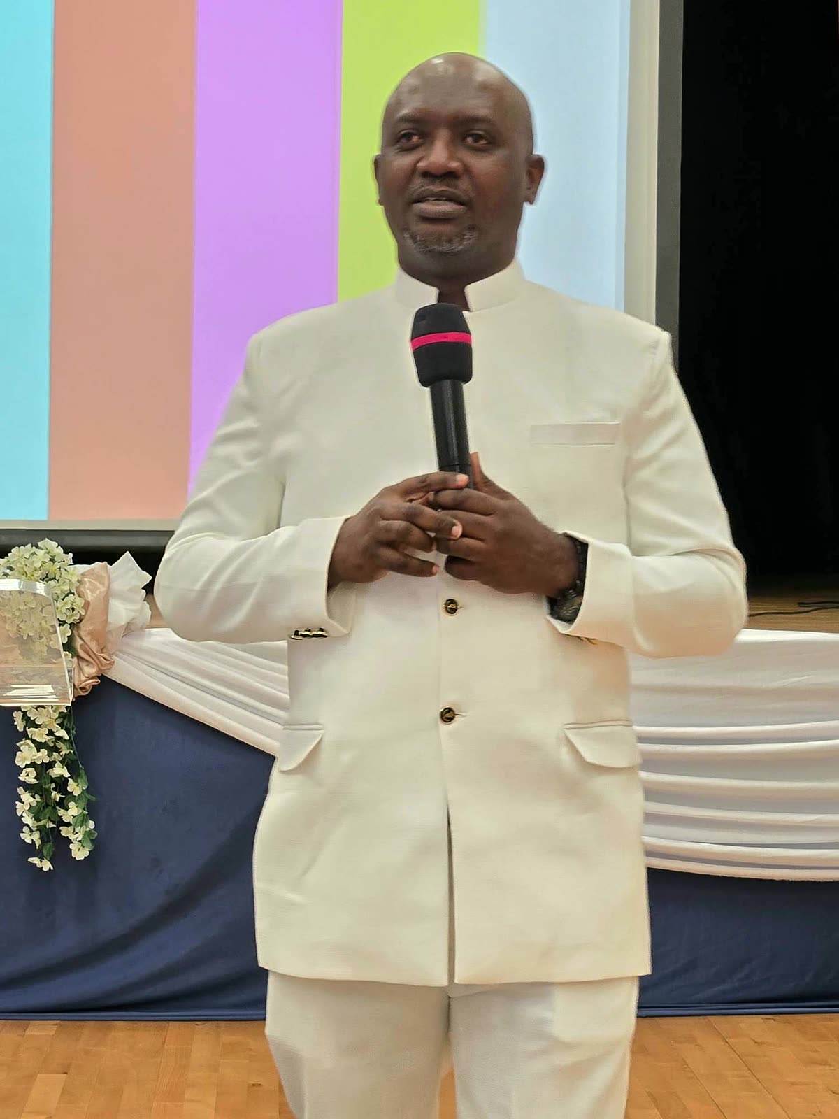 Apostle Marshall Lambert preaching
